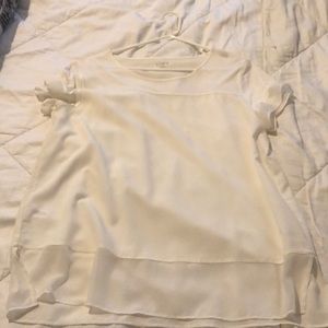 Large white Loft blouse